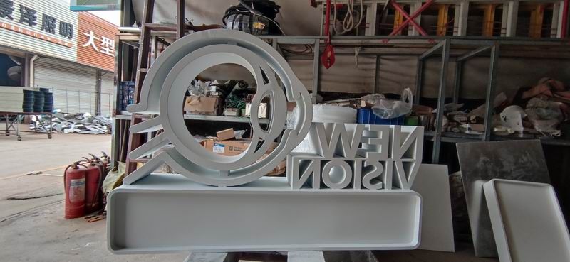 新視野落地金屬字